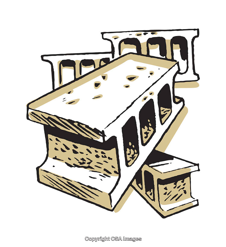 Vector Illustration of Hollow Concrete Blocks for Building and Construction