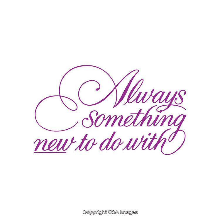 Elegant Calligraphy Phrase Emphasizing New and Creative Opportunities