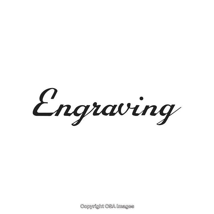 Elegant Script Text Featuring the Word Engraving in Classic Serif Style