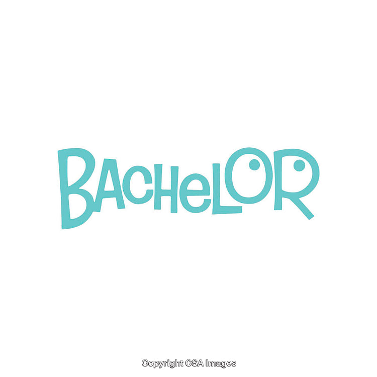 Bright Blue Typography Design Featuring Playful Handwritten Font Style