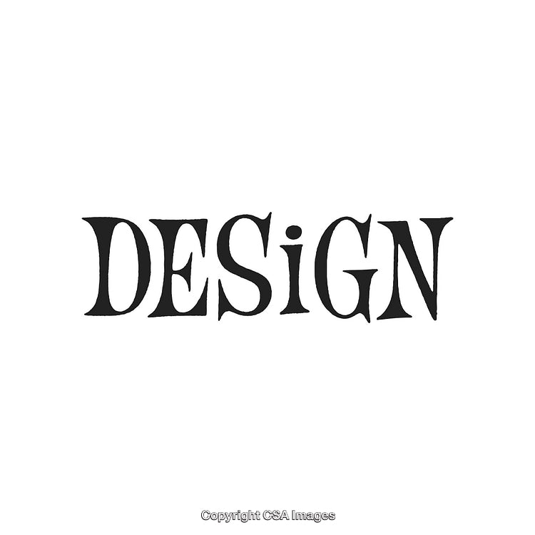 Creative Text Art Design With Unique Font Style and Black Lettering
