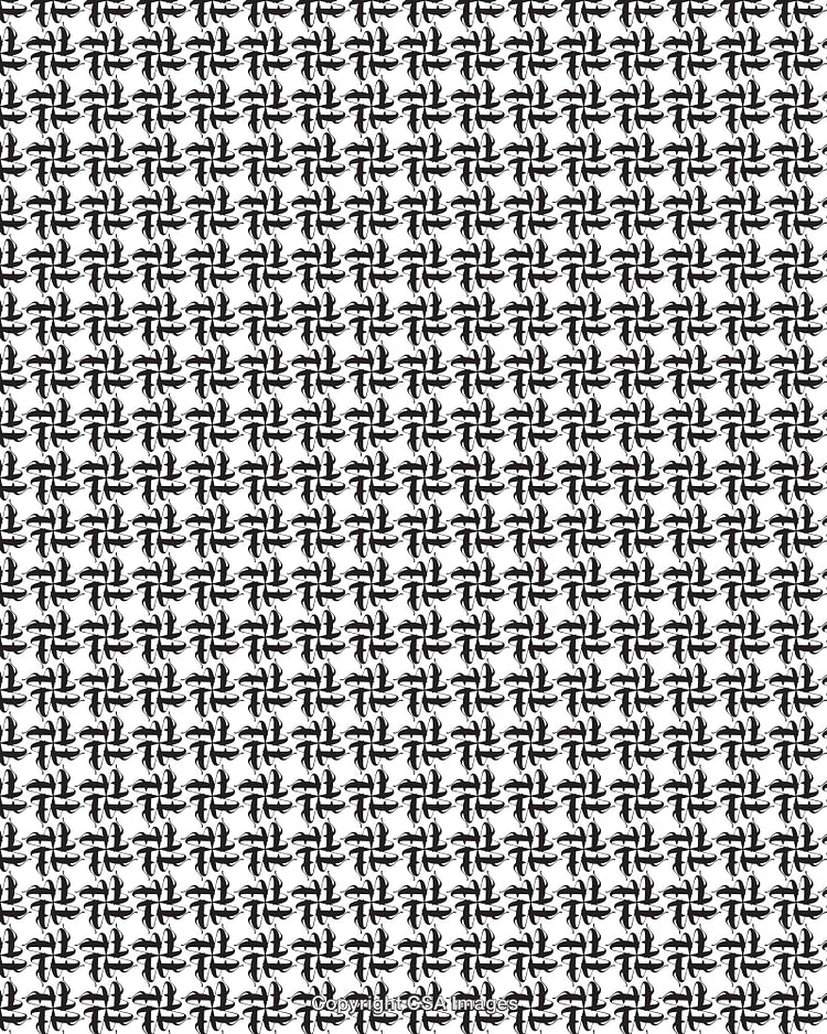 Seamless Black and White Abstract Pattern for Artistic Backgrounds