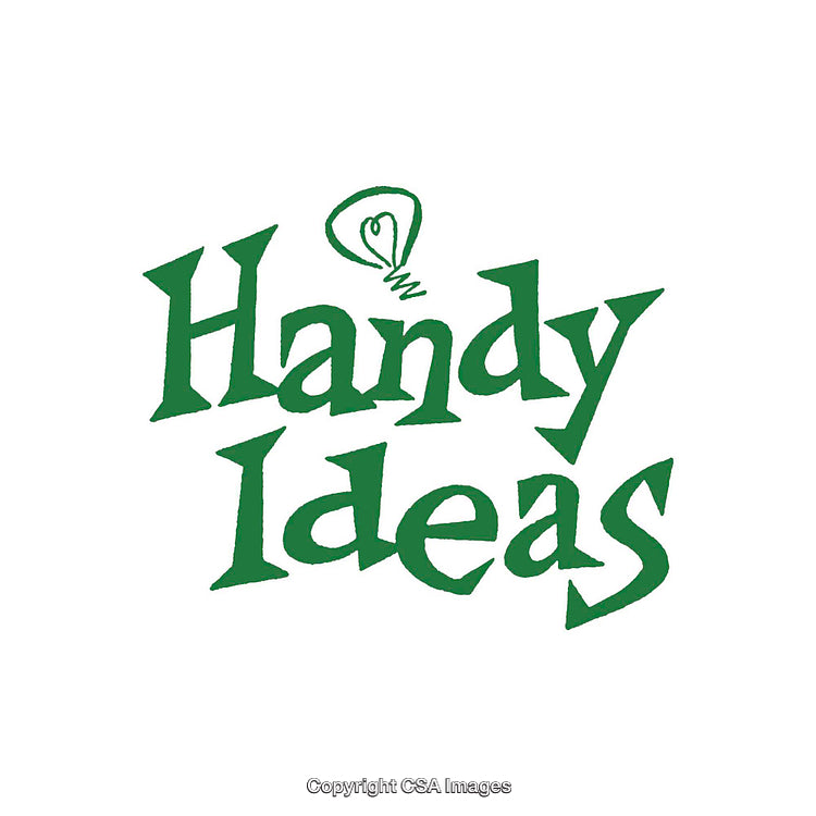 Creative Green Text Design Featuring Light Bulb Illustration for Handy Ideas