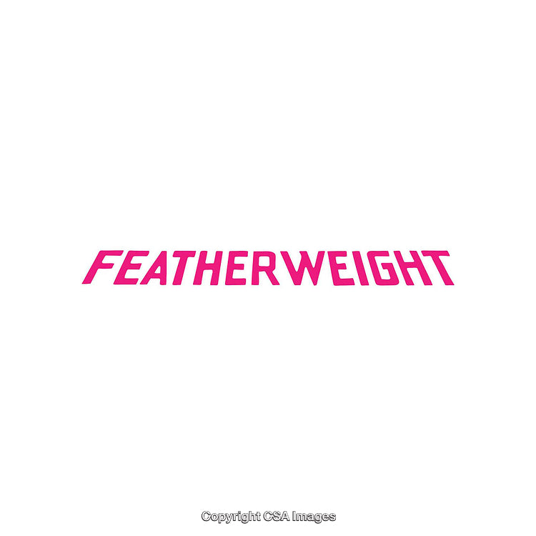 Bold Pink Featherweight Typography Design on Plain White Background