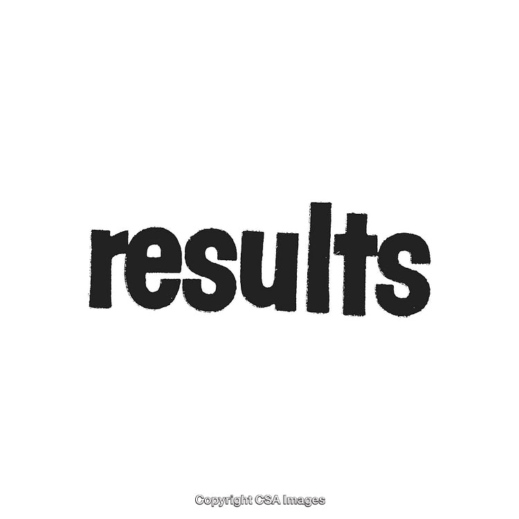 Inspirational Word Results Displayed in Black Font on White Background