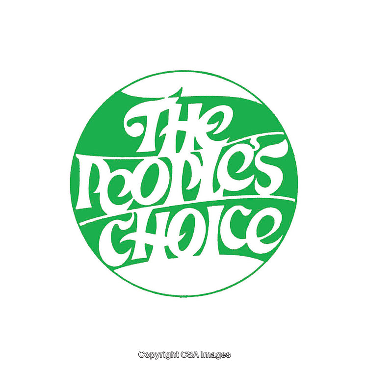 Green Circle Logo with 'The People's Choice' Text Design