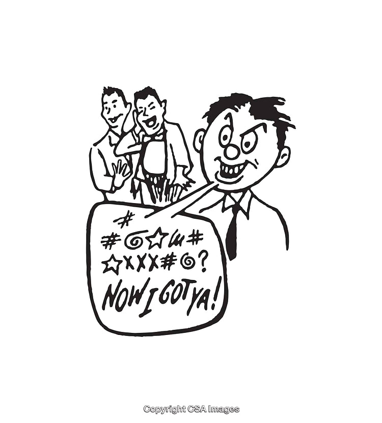 Black And White Illustration Depicting Humor and Interaction In Everyday Situations