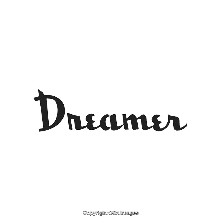 Handwritten Script of the Word Dreamer in Artistic Calligraphy