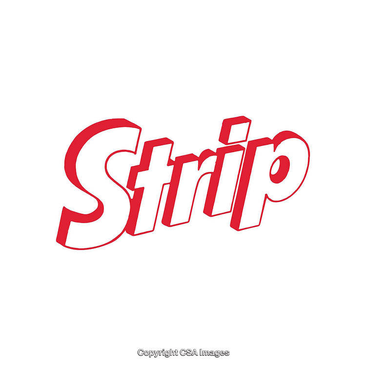 Bold Red Typography on Minimalistic White Background
