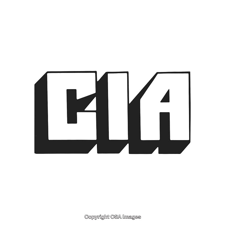 Bold Black and White Graphic Text Illustration on a White Background