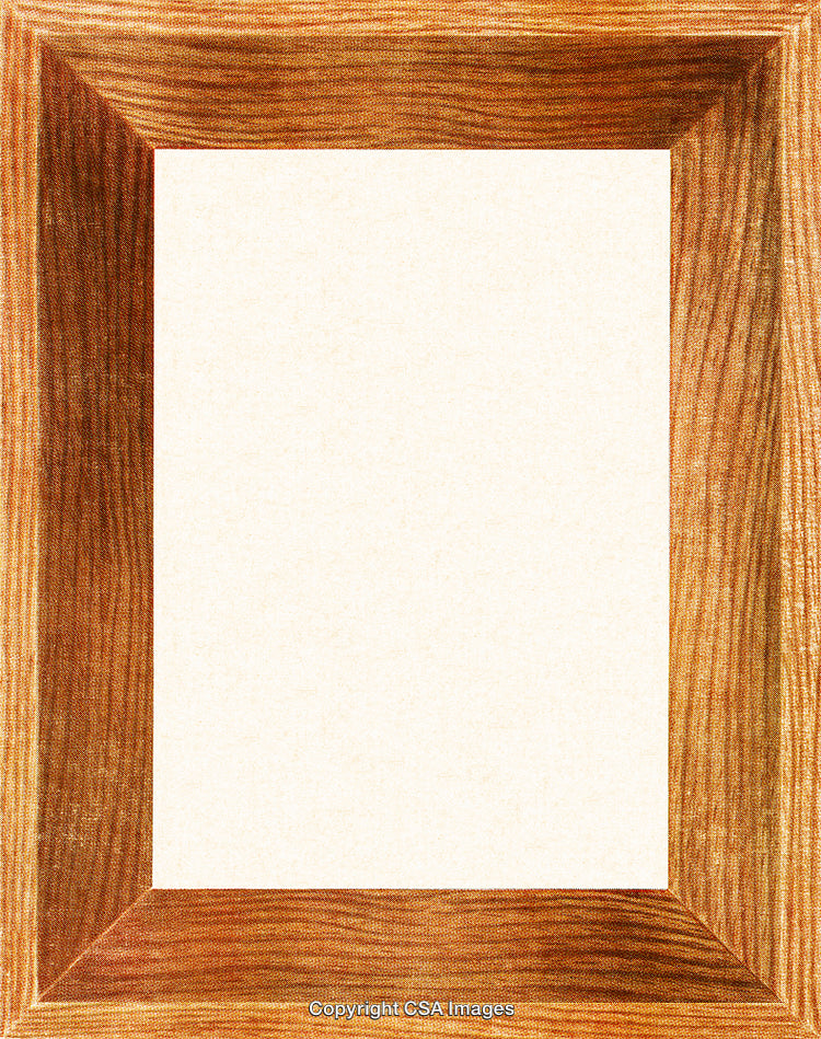 Wooden Frame With Textured Background for Art or Design Projects
