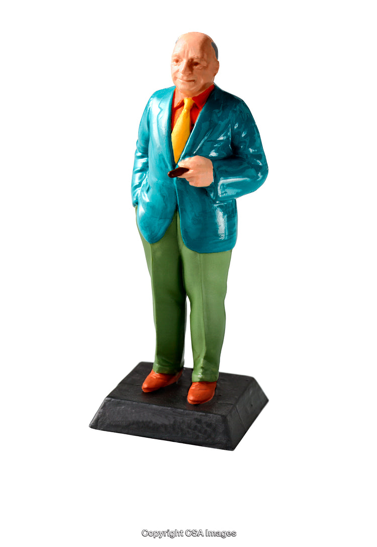 Miniature Figure of a Man in Bright Formal Attire