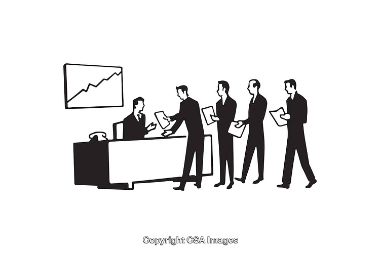 Businessmen in an Office Setting Engaged in a Professional Interaction