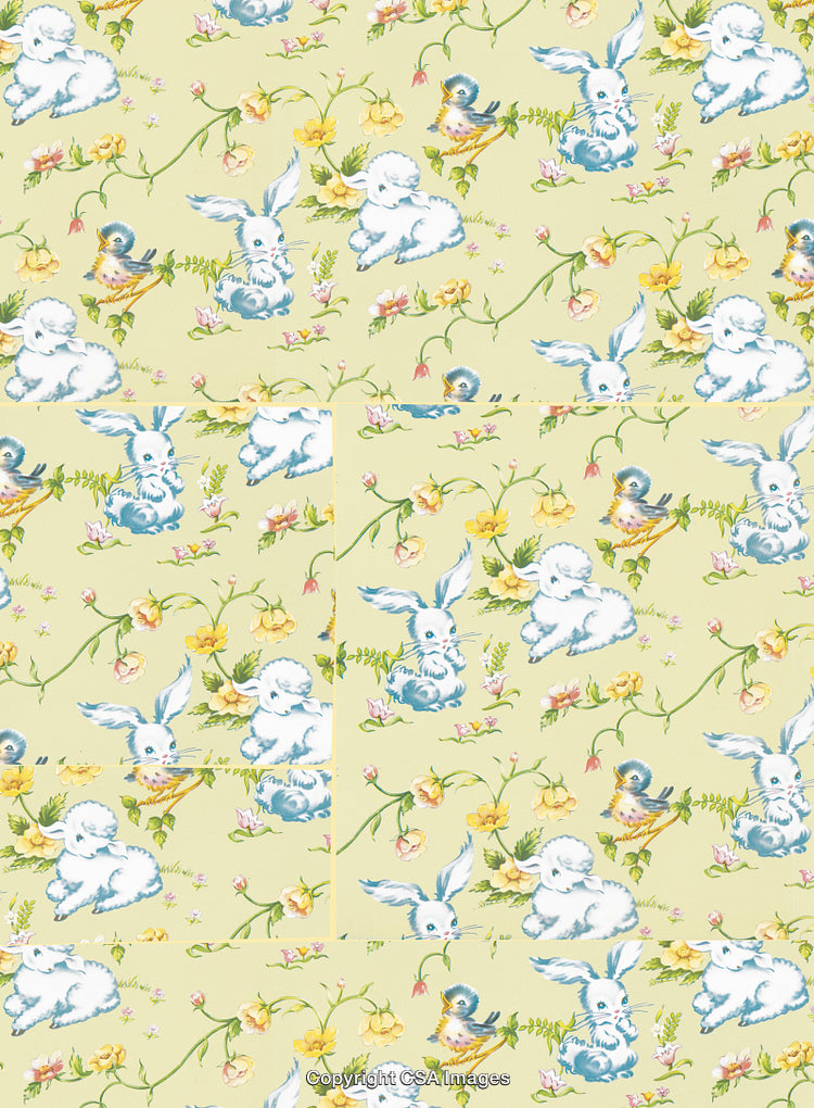 Lamb and Bunny Pattern