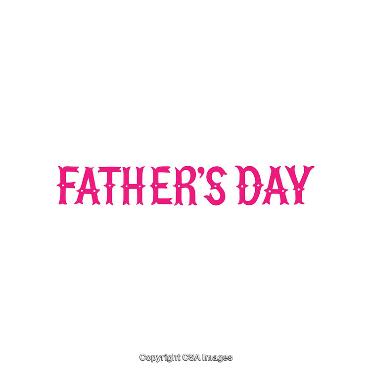Fathers Day Modern Typography Design in Bold Pink Lettering