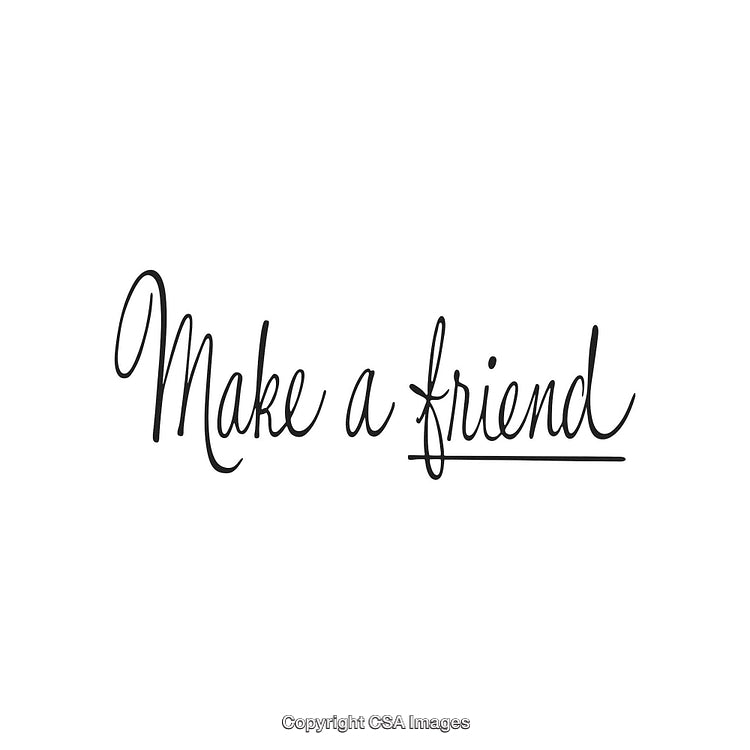 Inspirational Handwritten Quote About Friendship Highlighting Connection and Relationship