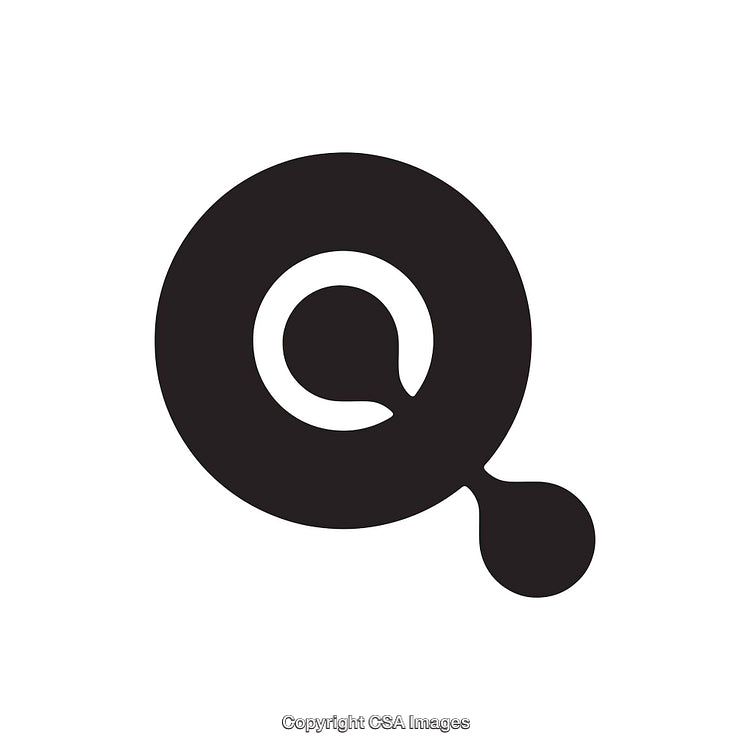 Abstract Black and White Circular Logo Design with Minimalist Elements