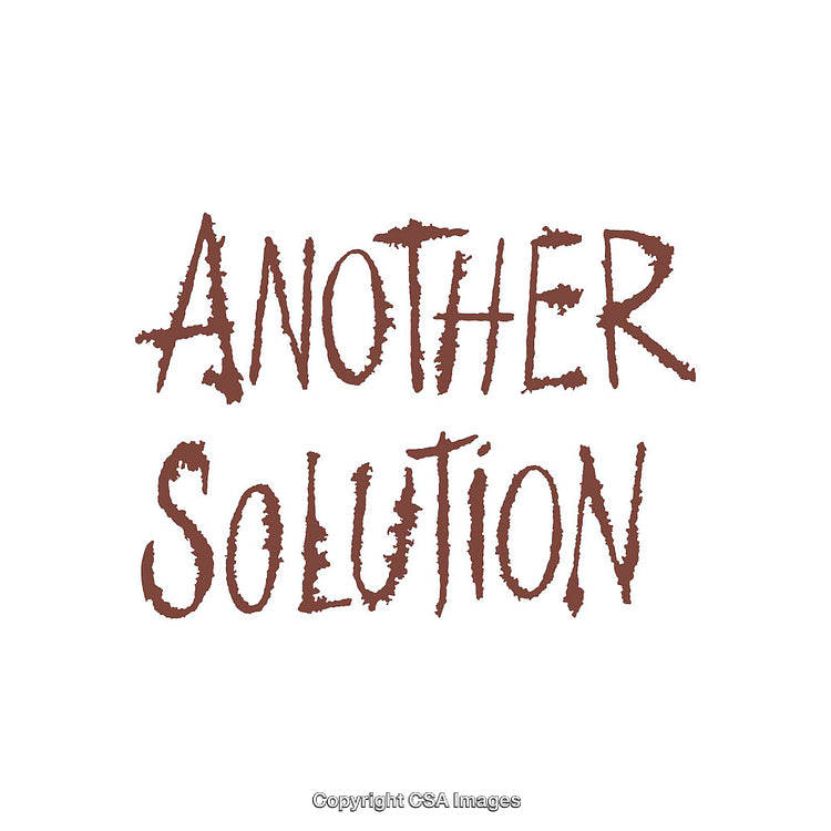 Handwritten Style Text with Bold Message in Brown on White Background