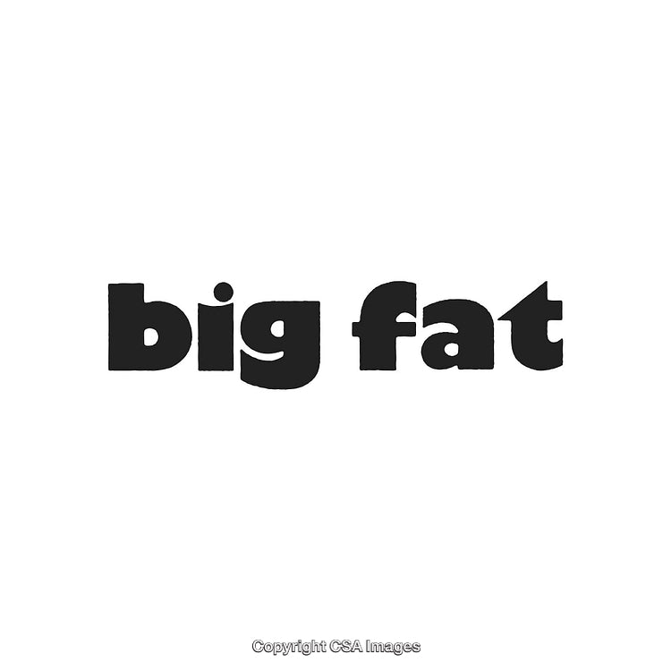 Bold Black Text Vector Design with Artistic Typeface and Simple Layout