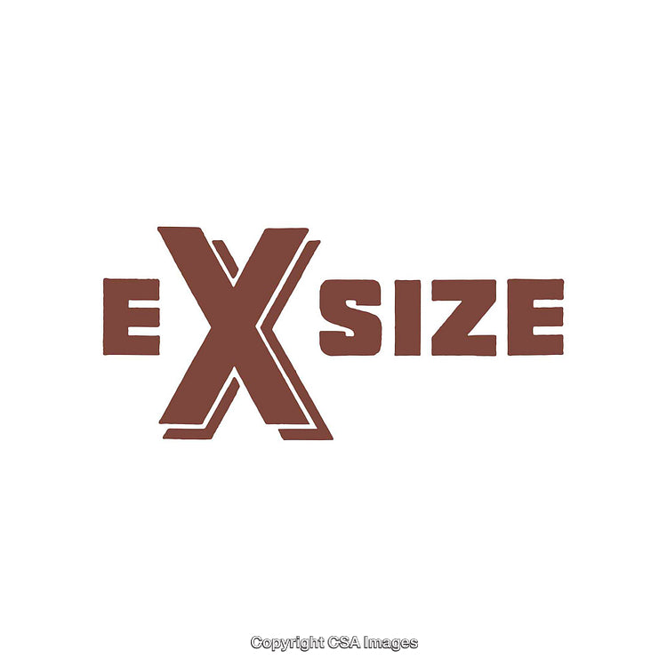 Logo Design Featuring Bold eXsize Text in a Clean Minimalist Style