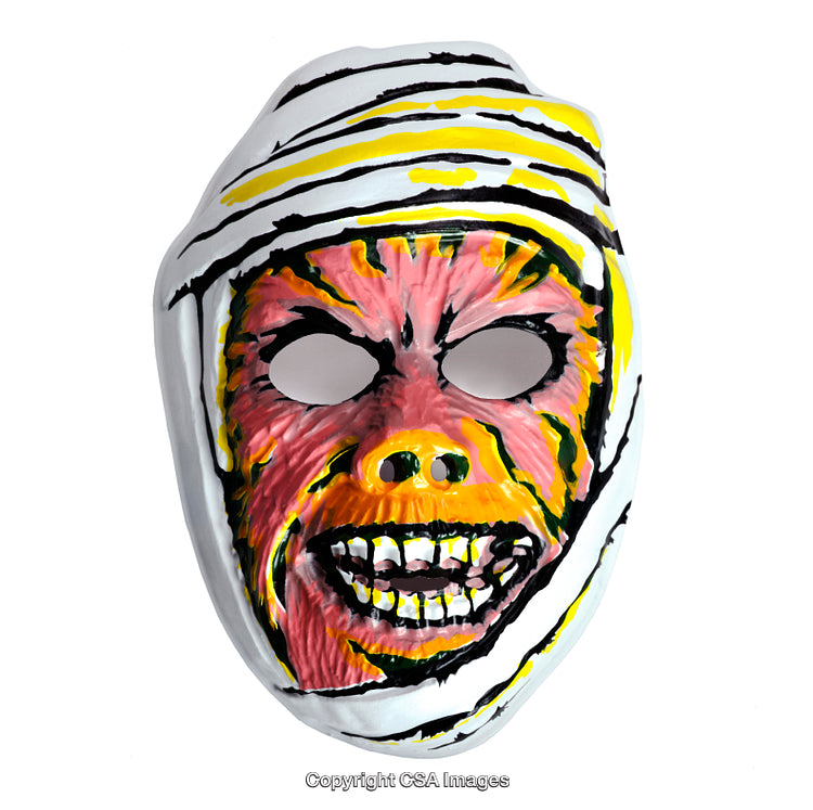 Colorful Mask with Unique Expression and Vibrant Design