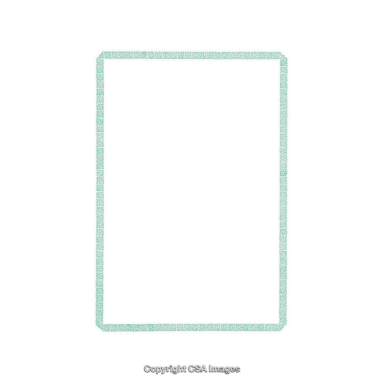 Minimal Geometric Green Border on White Background for Modern Design Uses