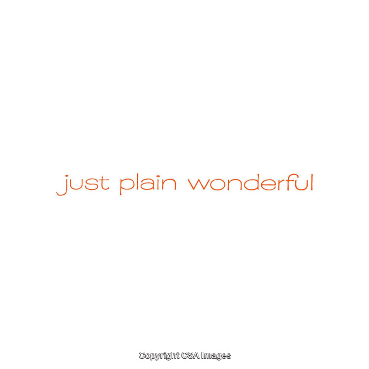 Simple Inspirational Text in Minimal Orange Font on White Background