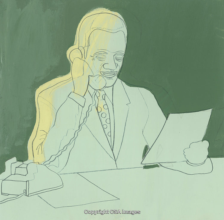 Businessman on the Phone