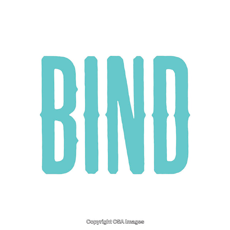 Bold Turquoise Word Concept Design on White Background