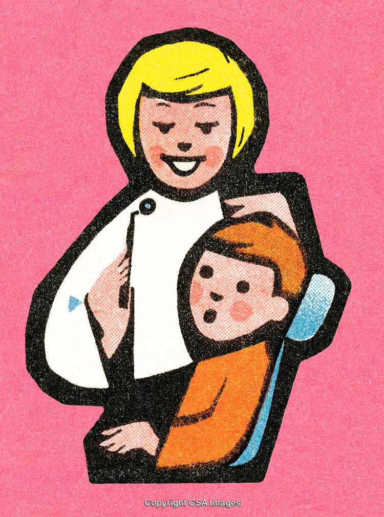 Smiling Dentist Checking a Young Patient During a Dental Examination