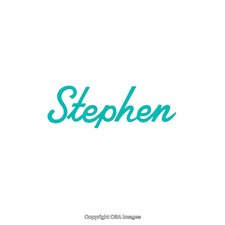 Elegant Graphic Design Featuring Stylish Cursive Typography with the Name Stephen