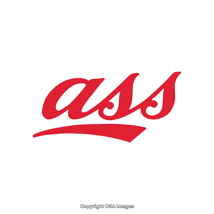 Minimalistic Red Text Logo Design on a White Background