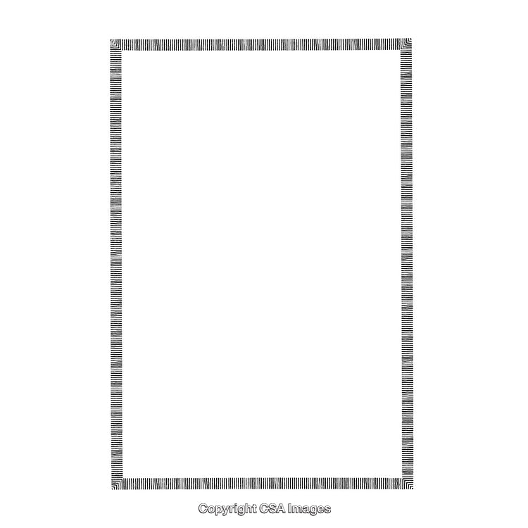 Black And White Minimalist Bordered Frame Design For Text Or Images