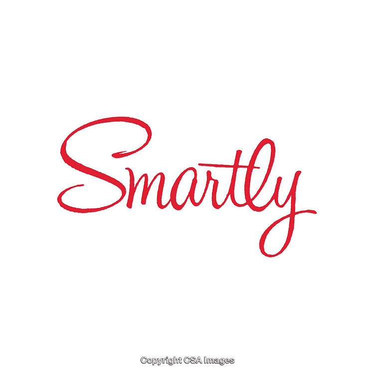 Elegant Red Script Text Design Displayed on a White Background