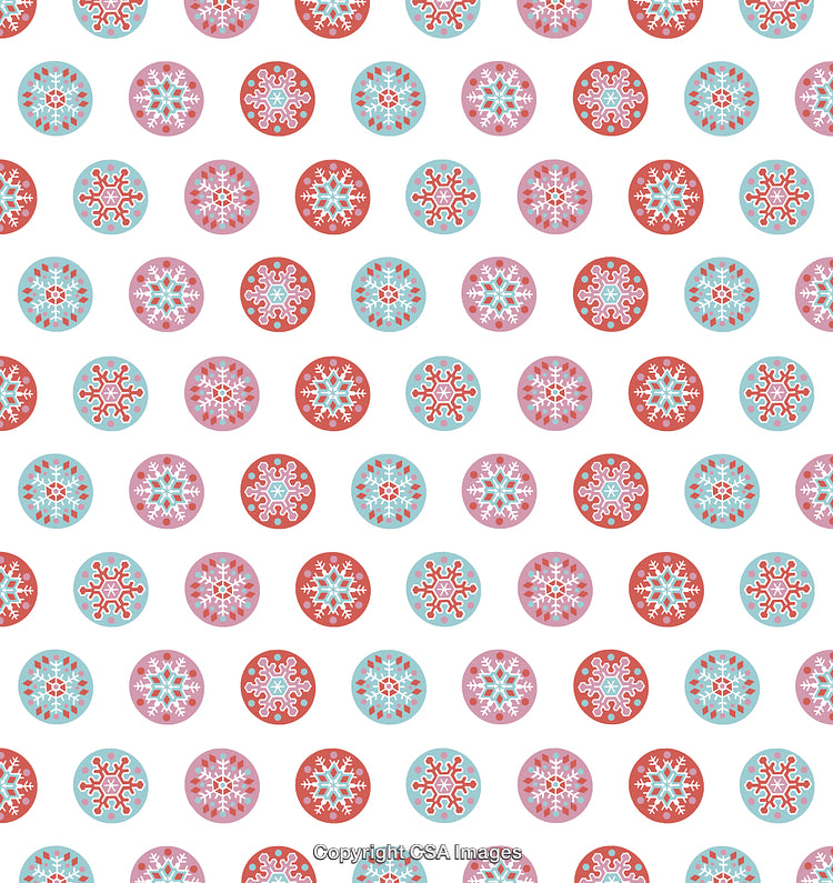 White Snowflake Pattern