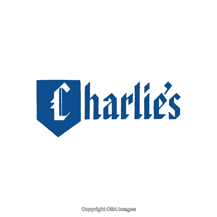 Classic Blue Logo Design with Custom Typeface and Unique Shield Icon