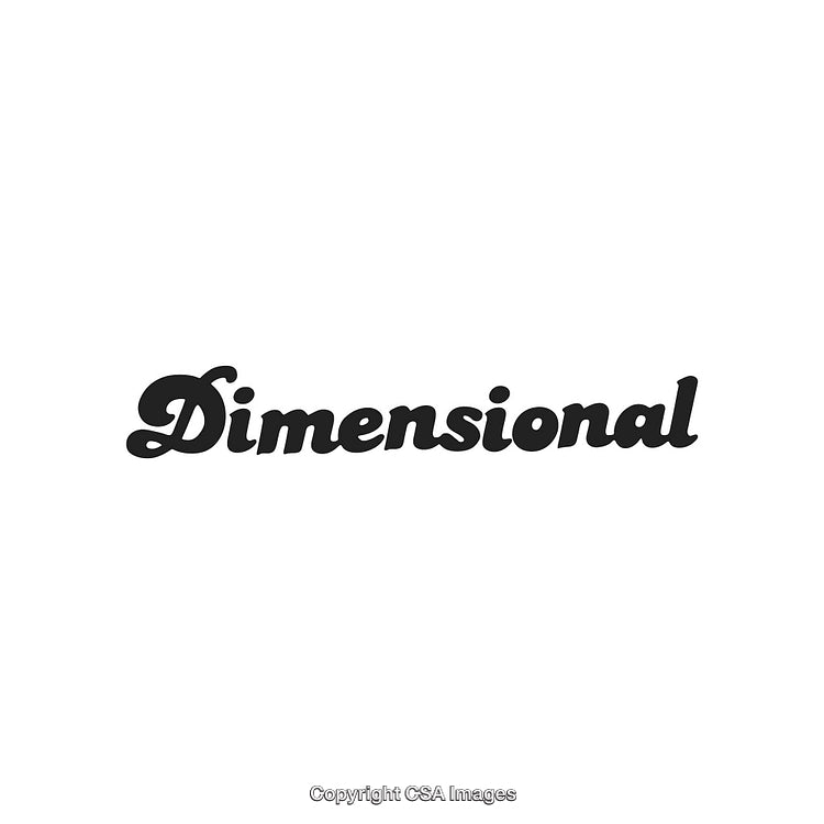 Creative Typography Featuring Dimensional Text in Elegant Black Outline