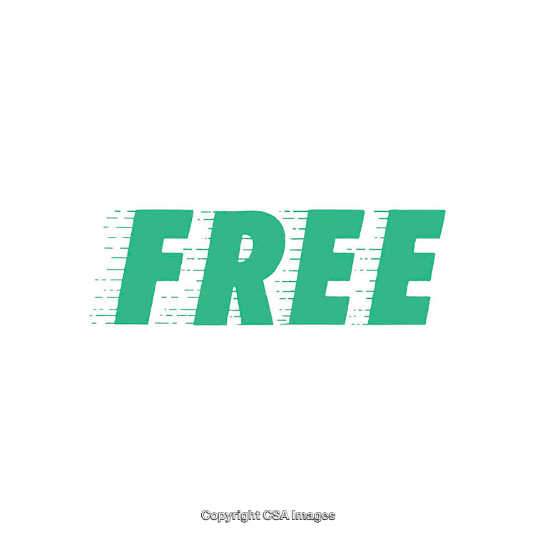 Green Free Text Typography on White Minimalist Background with Speed Effect