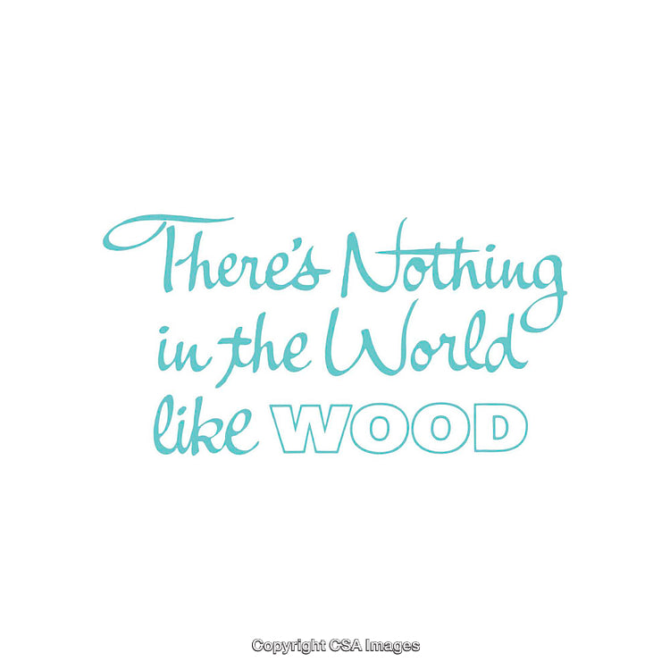 Inspirational Quote Highlighting the Uniqueness of Natural Wood Material