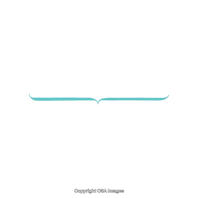 Elegant Blue Decorative Divider Line With a Simple and Minimalistic Style