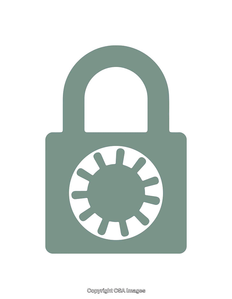 Secure Lock Icon Highlighting Safety and Security Concepts