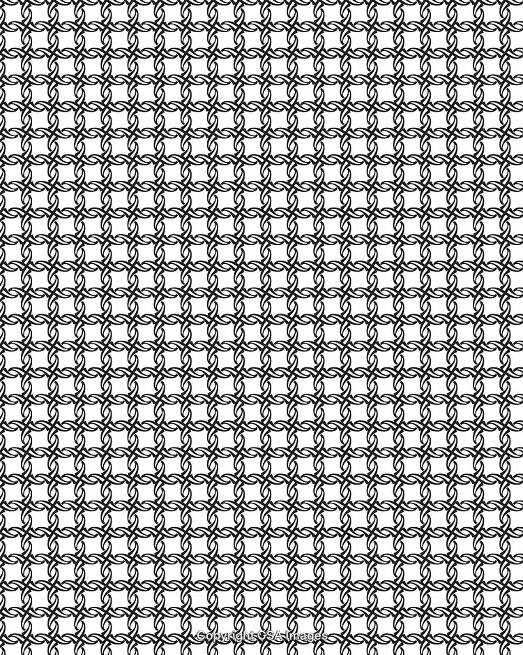 Seamless Black and White Geometric Pattern Abstract Background Design