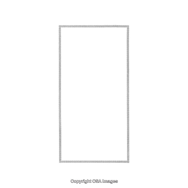 Minimal White Background With Decorative Black Rectangular Frame Design