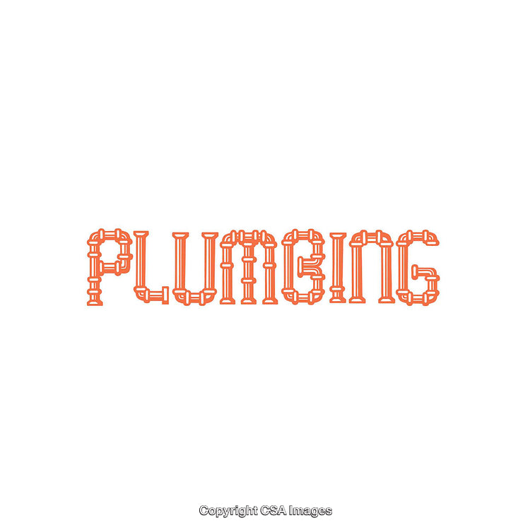 Unique Typography Design Created Using Plumbing Pipes and Fittings