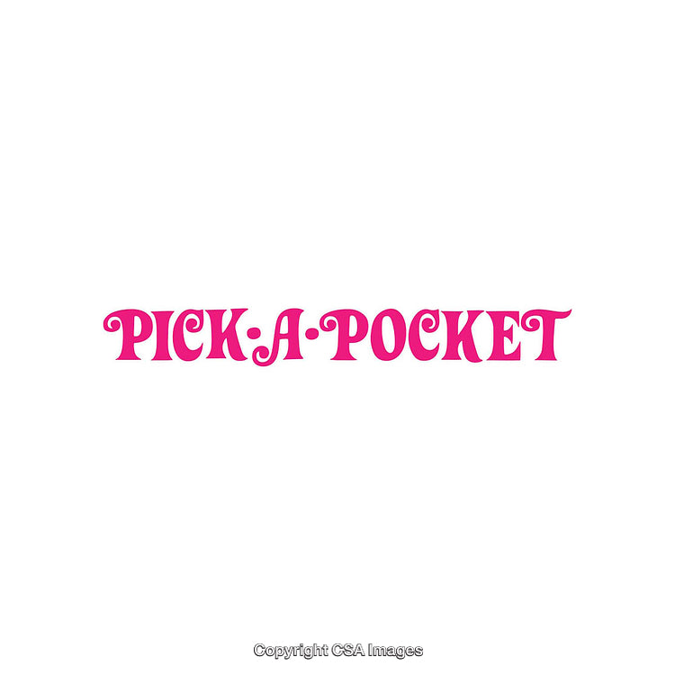 Pink Stylish Typography with Decorative Font on White Background