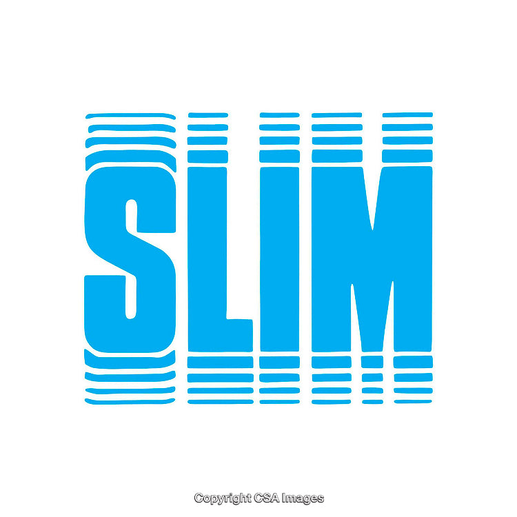 Simple Blue Word Art Design with Geometric Accents