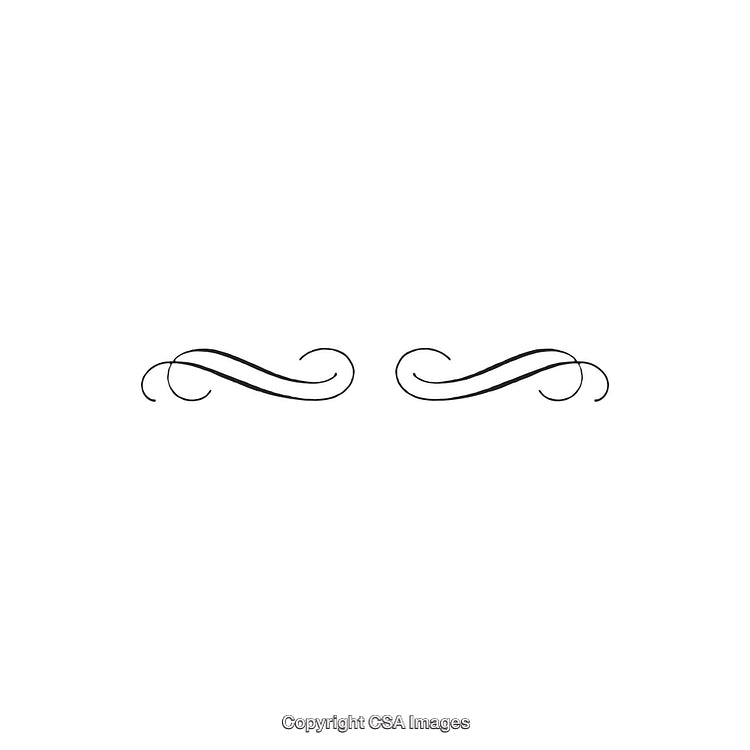 Elegant Black and White Decorative Design Featuring Ornamental Flourishes