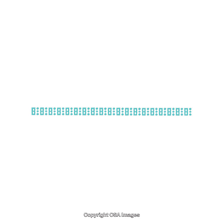 Minimalistic Repeating Blue Pattern On Clean White Background