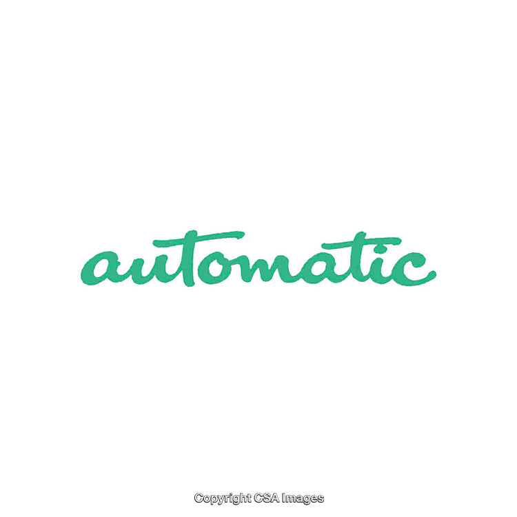Green Calligraphic Automatic Text Design on White Background