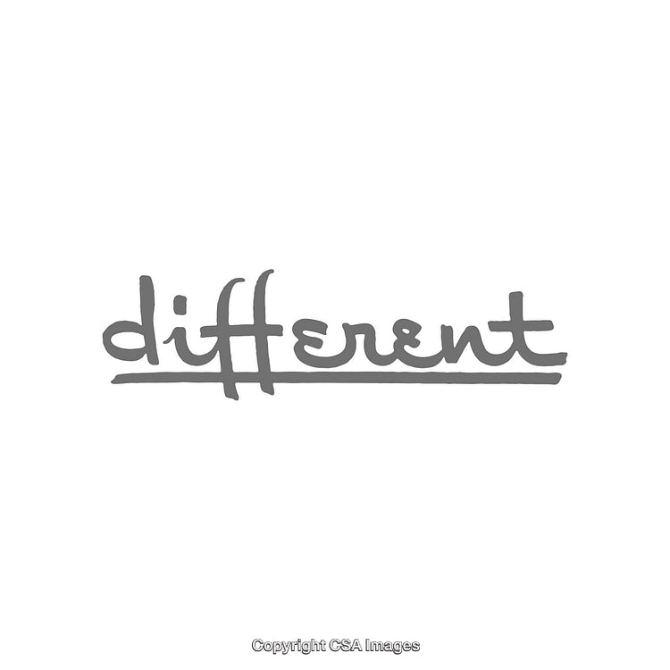 Minimalistic Calligraphy Text Emphasizing Uniqueness and Creativity in Design